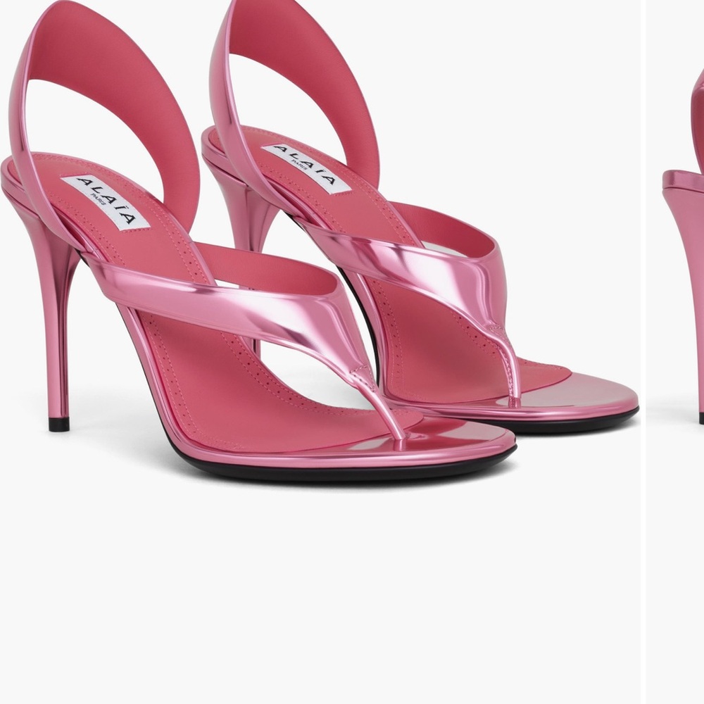 Alaia Infradito Slingback Sandal